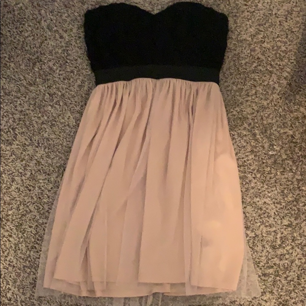 Beautiful Strapless Pink/Nude Dress.